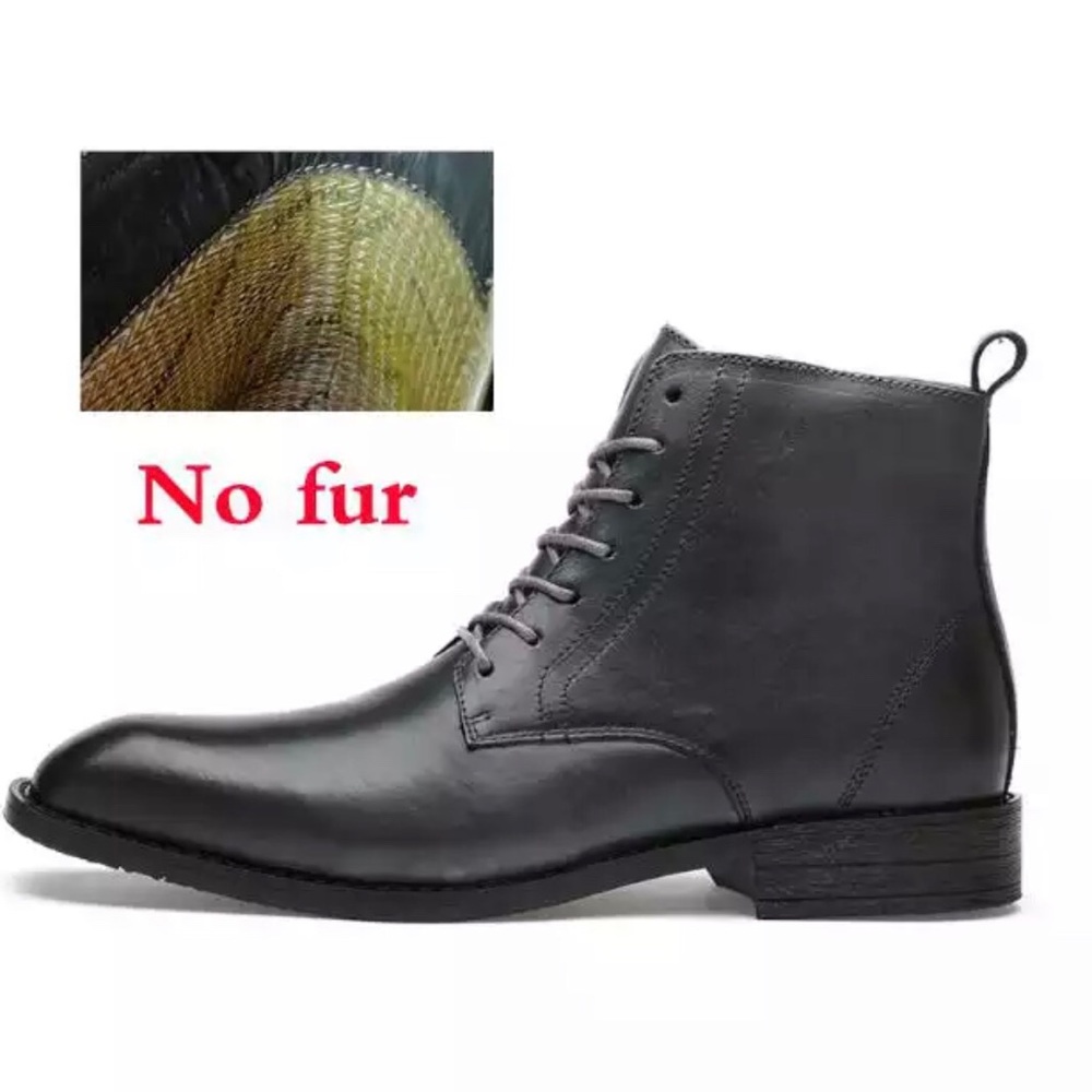 Natural Leather Chelsea Boots